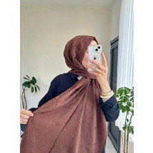 Noura Scarf Diamond Maria Şal Çikolata