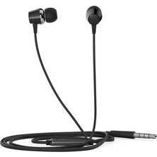 Hp DHE-7000-BK Kablolu Kulakiçi 3.5mm Jack Mikrofonlu Siyah Kulaklık (Kdo)