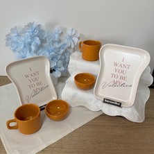 Keramika Iki Kişilik 6 Parça Tost Takımı