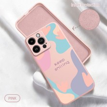 HONTINGA iPhone 14 Pro Max ile Uyumlu Kılıfı Içi Kadifeli Düşüme Önleyici Basitlik Anti Düşme Kamera Korumali Yaratıcı Desen Telefon Kılıfı Kadın ve Erkek Için Uygundur K6-0050