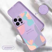 HONTINGA iPhone 14 Pro Max ile Uyumlu Kılıfı Içi Kadifeli Düşüme Önleyici Basitlik Anti Düşme Kamera Korumali Yaratıcı Desen Telefon Kılıfı Kadın ve Erkek Için Uygundur K6-0050