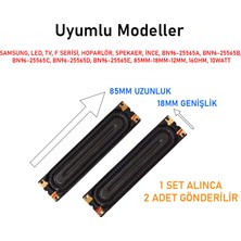 OEM Samsung Tv F Serisi Hoparlör Spekaer, Ince, BN96-25565A, BN96-25565B, BN96-25565C, BN96-25565D, BN96-25565E, 85MM-18MM-12MM, 16OHM, 10WATT