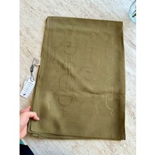 Noura Scarf Diamond Maria Şal Yağ Yeşili