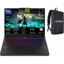 Lenovo Legion Pro 7 Intel Core Ultra 9 275HX 83F5004STR-30 40GB 4tb RTX5080 16GB W11PRO 16" 240Hz Wqxga Taşınabilir Bilgisayar