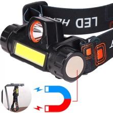 Uravas Store Şarjlı Dayanıklı Balıkçı Kafa Lambası Güçlü LED Aydınlatma Suya Dayanıklı Model WT-056