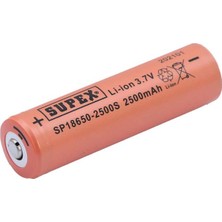 Uravas Store Spx 18650-2500S 3,7V 2500 Mah Başlıklı