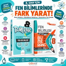 Günay Yayınları 8. Sınıf Fen Bilimleri Gelişim Seti | Bumerang Etkinlik Defteri + Bumerang Haftalık Denemeler