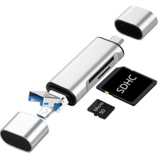 Uravas Store ZR825 Type-C USB 3 In 1 Card Reader