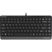 A4Tech A4 Tech FK11 Q USB Kablolu mm Mini Gri Siyah Klavye (Kdo)