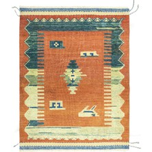 Soho Antiq Sarven Ilkel Tasarımlı Halı Kilim 106X145 cm