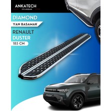 Ankatech Renault Duster 3 Dıamond Krom Yan Basamak 185 cm 2024 Üzeri A+ Kalite