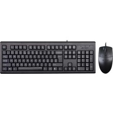 A4Tech A4 Tech KM-72620D Siyah Q Tr USB Fn Multimedya Kablolu Set (Kdo)