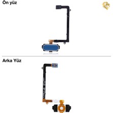 Arsking Samsung Galaxy S6 Edge Home Tuşu Mavi Parmak Izi Butonu Açma-Kapama Butonu Açma-Kapama Tuşu Yan Güç Tuşu Power Tuşu Home Tuşu Touch Id Parmak Izi Sensörü ile Uyumlu