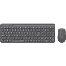 A4Tech A4 Tech FG3300 Air2 2.4g Gri Q Klavye Fn-Mm Klv+Optik Mouse Sessiz Kablosuz Set (Kdo)