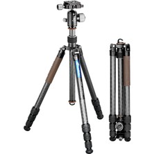 Leofoto LX-224CT+XB-32Q Profesyonel Karbon Fiber Tripod Kit