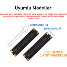 OEM Samsung Ince Hoparlör Speaker, BN96-16798A, D, Es, Serisi Ince Hoparlör, BN96-18088A, BN96-16796B, Samsung, LED Tv, Televizyon, Hoparlör, BN96-18089B, BN98-03045B