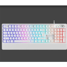 Gameagle GE2008 Frost Blade Rgb Membran Beyaz Oyuncu Klavyesi (Kdo)