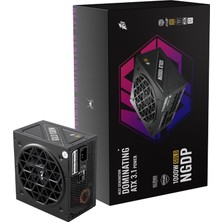 1ST Player NGDP 1000W 80+ Gold ATX 3.1/PCIE 5.1 Japon Kapasitör Full Modüler APFC 10 Yıl Garantili Siyah Güç Kaynağı