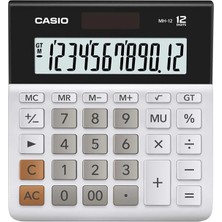 Casio DH-12WE Beyaz 12 Hane Masa Üstü Hesap Makinesi (Kdo)