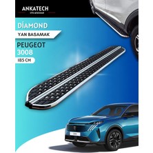 Ankatech Peugeot 3008 3 Dıamond Krom Yan Basamak 185 cm 2024 Üzeri A+ Kalite