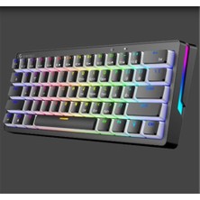 Gameagle GE2014 Poseıdon Rgb Kablolu Us Layout Mekanik Siyah Oyuncu Klavyesi (Kdo)