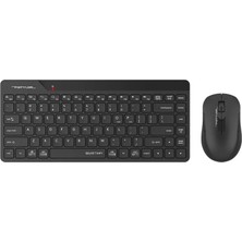 A4Tech A4 Tech FG2200 Siyah 2.4ghz Fn-Mm Türkçe Q 1200DPI Mini Klavye & Mouse Set (Kdo)