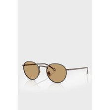 Giorgio Armani Yuvarlak Güneş Gözlük Erkek Gözlük 0AR6163J 300673 49