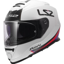 Ls2 Storm 2 Stark Beyaz-Kırmızı-Mavi-Sarı Kask