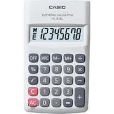 Casio HL-815L-WE 8 Hane Beyaz Hesap Makinesi (Kdo)