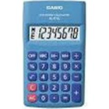 Casio HL-815L-BU 8 Hane Mavi Cep Tipi Hesap Makinesi (Kdo)