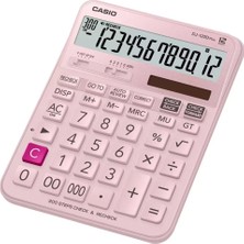 Casio DJ-120D Plus Pembe Işlem Kontrollü 12 Hane Masa Üstü Hesap Makinesi (Kdo)