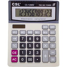 Csl CS-1200V 12 Hane Masa Tipi Hesap Makinesi (Kdo)