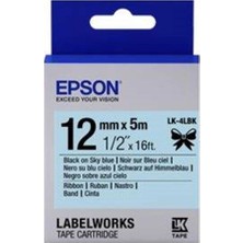 Epson Lk-4ybf Floresanlı Sarı Üzeri Siyah 12MM 9metre Etiket (Kdo)