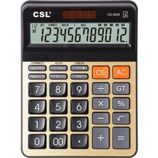 Csl CS-3809 12 Hane Masa Tipi Hesap Makinesi (Kdo)