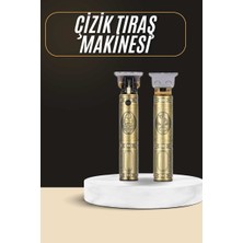 Uravas Store Tıraş Makinesi Şarjlı Çizik Tıraş Paslanmaz Çelik Bıçaklı 4 Taraklı