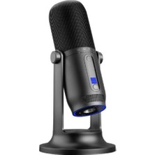 Thronmax M2 Mdrıll One Siyah USB 48KHZ 16BIT Hd Stüdyo 4tip Kayıt Rgb 3,5mm LED Type-C Mikrofon (Kdo)