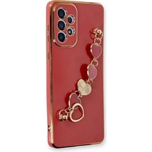 Uravas Store Samsung Galaxy A73 5g Kılıf Esila Silikon - Kırmızı