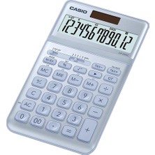 Casio JW-200SC-BU 12 Hane Mavi Masa Üstü Hesap Makinesi (Kdo)