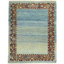 Soho Antiq Nayel Abrajlı Kök Boya Halı Kilim 104X133 cm