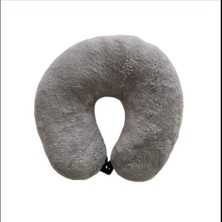 Uravas Store Gri Seyahat Boyun Yastığı Comfort Ortopedik Seyahat Yastığı