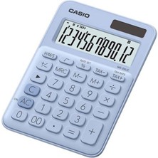 Casio MS-20UC-LB 12 Hane Açık Mavi Masa Üstü Hesap Makinesi (Kdo)