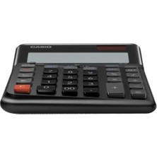 Casio DE-12E-BK Siyah 12 Hane Masa Üstü Ergonomik Tuşlu Hesap Makinesi (Kdo)