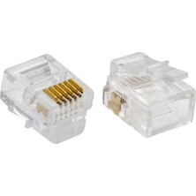 Uravas Store Oem 6P6C Modüler Plug RJ12
