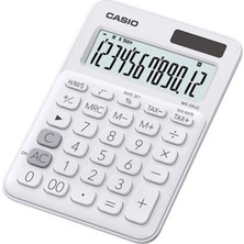 Casio MS-20UC-WE 12 Hane Beyaz Masa Üstü Hesap Makinesi (Kdo)