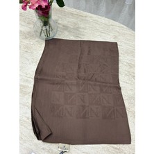 Noura Scarf Diamond Pamira Şal Koyu Vizon