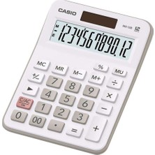 Casio MX-12B-WE Beyaz 12 Hane Masa Üstü Hesap Makinesi (Kdo)