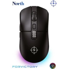North Odin Pro Wl Siyah 26K Dpı 750 IPS 70G Ultralight Rgb Kablosuz Gaming Mouse (Kdo)