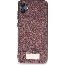 Mey Ithalat®  Samsung Galaxy A05 Bright Simli Kapak - Derin Mor