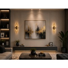 Nazarium Merdiven Eskitme Kasa Dekoratif Ledli Duvar Aplik Pilli ve Elektrikli 3200K Gün Işığı