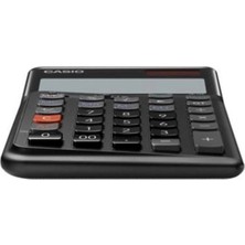 Casio JE-12E-BK Siyah 12 Hane Masa Üstü Ergonomik Tuşlu Hesap Makinesi (Kdo)